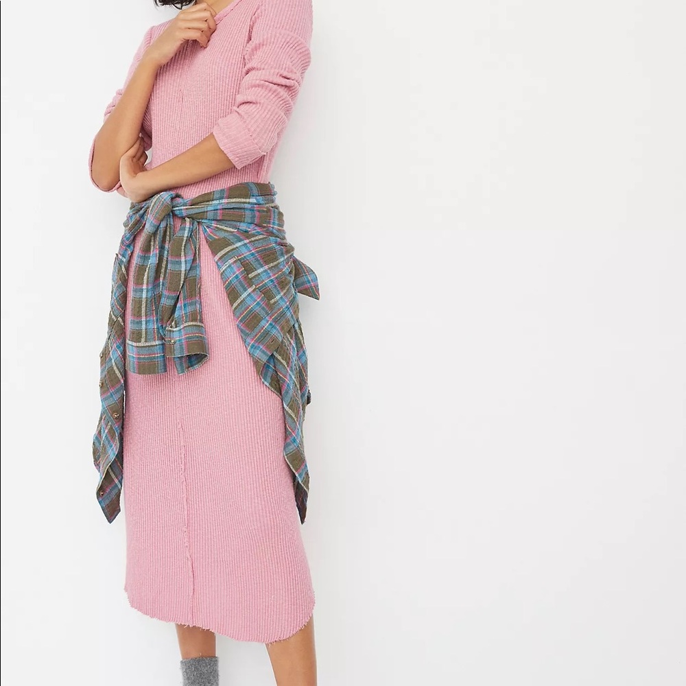 Anthropologie | SASHA RIBBED MIDI DRESS | Size XL